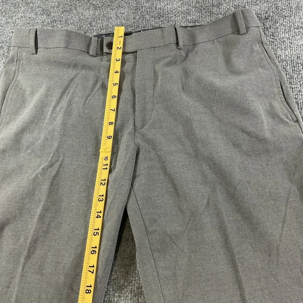 Lauren Ralph Lauren Black Label Dress Pants 36x30 Gray Flat Front Wool Blend Men